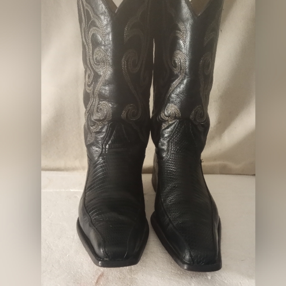 Men's JE-VER-Cowboy Western boots Leather Size N28-or 9.